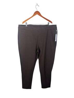 NWT Women’s J.Jill Brown Soft Essential Ponte Leggings Size 3X